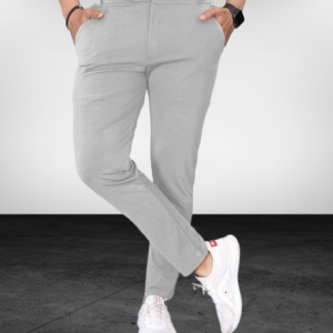 Men’s Formal Slim Fit Pants – Stretchable Polycotton Trousers for Smart Look