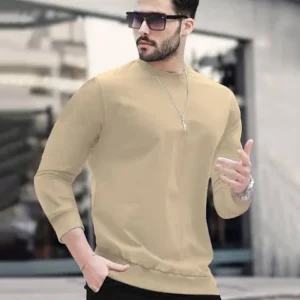 Men’s Round Neck Full Sleeve Plain T-shirts